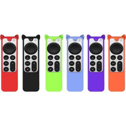 Home Remote Control Protective Case For Apple TV 4K Siri 2021 Dustproof Protector Durable Silicone Dwaterproof Cover New