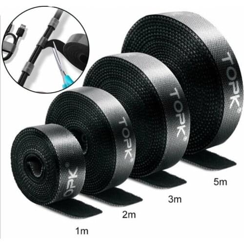 Velcro Strap Cable Tie Fastening Self Adhesive Roll Wrap Wire Clip Velcro Multi-function Finishing Tape Cable Winder 3E26