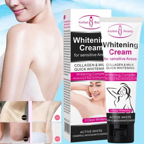 Women Vaginal Lips Private Part Pink Underarm Intimate Whitening Dark Nipple Bleaching Cream Skin Care Body Whitening Cream
