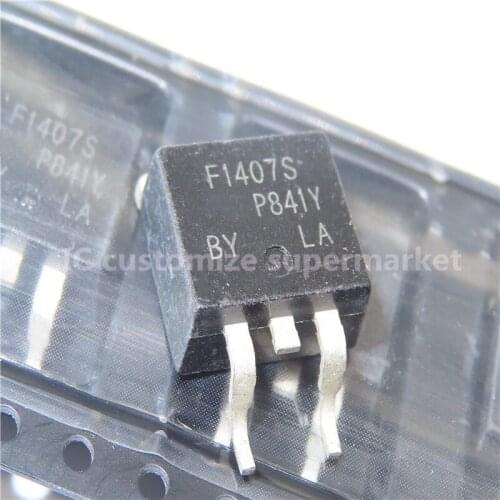 10PCS/LOT F1407S IRF1407S TO-263 75V 100A SMD Triode