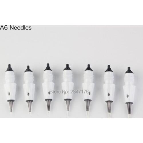 10p A6 permanent makeup machine needle micro needles for professional digital eye brow lip MTS tattoo gun machine tattoo needle