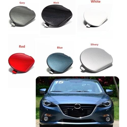Front Bumper Towing Tow Eye Hook Cover For Mazda 3 Axela 2014-2016 Mazda3