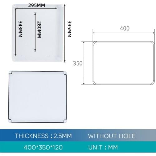 400*350*120MM Wholesale ABS Plastic IP65 Waterproof Junction Box DIY Outdoor Electrical Connection box Cable Branch box