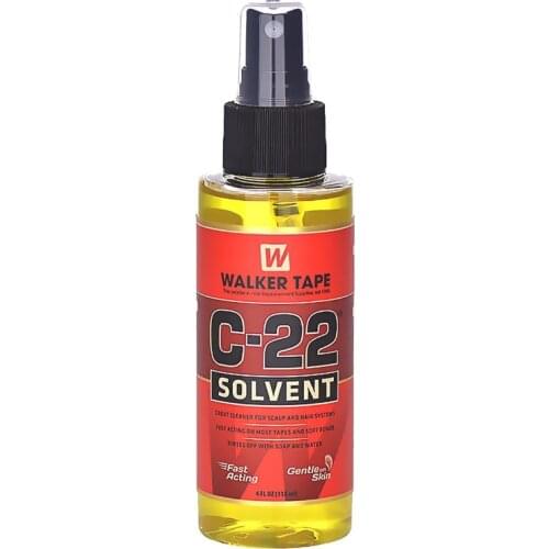 4FL.OZ(118ml) C-22 Hair Solvent Tape Adhesives Remover For Strong Double Sided Tape And Soft Bonds Wig Glue Remover 1 Bottle
