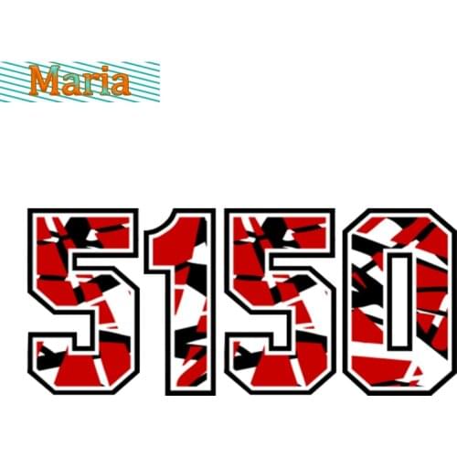 5150 Frankenstrat EVH Striped Car Guitar Decal Salute Sticker Strat Car Accessories Waterproof PVC Helmet Decals Auto Parts