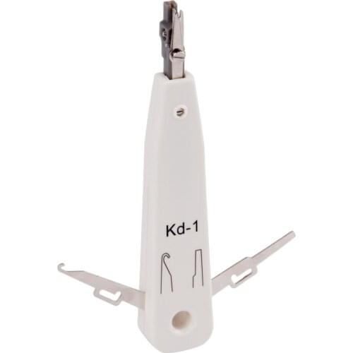 Besegad Ethernet Network Patch Panel Faceplate Punch Down Tool Network Wire Cat5 Telephone Impact Terminal Insertion Tools