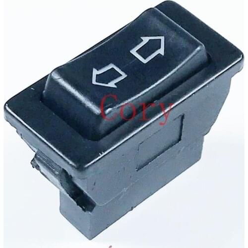 DC 12V 20A Black 5 Pins DPDT Momentary Automobile Car Power Window Switch