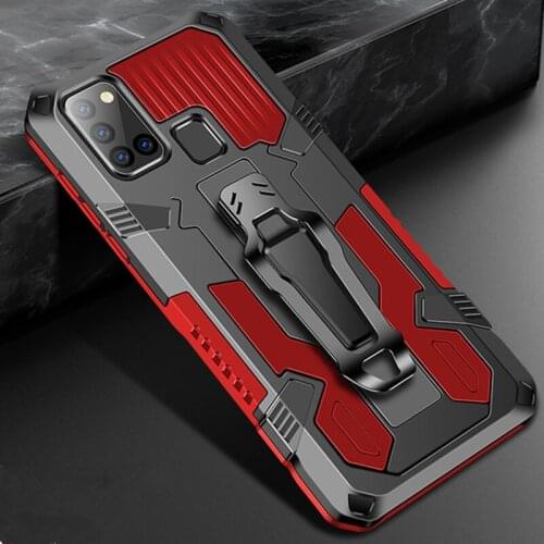For Samsung A41 Case A 41 Armor Luxury Belt Clip Shockproof Case For Samsung Galaxy M31 M21 M30S A71 A51 A41 M20 M11 Stand Cover