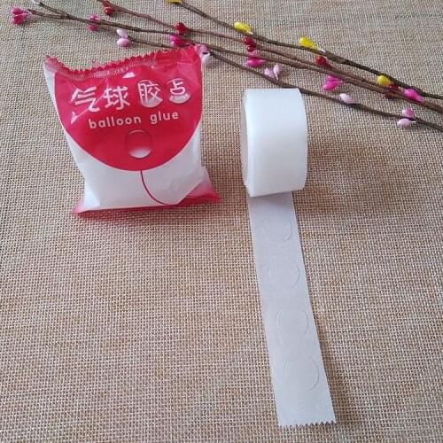 1.5CM Balloon Seamless Double Sided Dispensing Dots Wedding Supplies Daquan Wedding Car Decoration Removable Transparent Glue