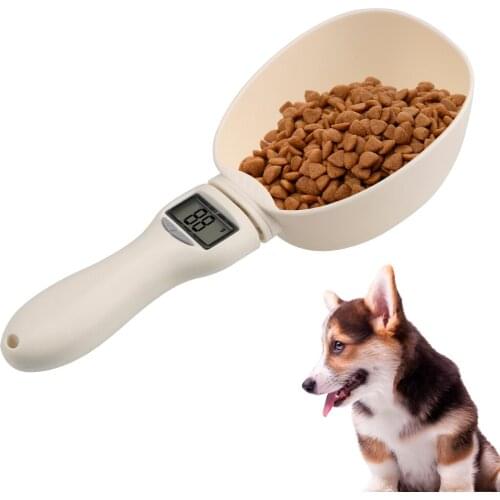 800g/1g Pet Food Scale Dog Cat Feeding Scoop Food Water Electronic Led Digital Display Measuring Spoon Pets Feeding Tools