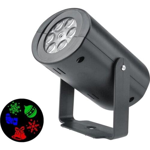 12 Patterns Mini Christmas Lights Outdoor Projector Laser Garden Light Snowflake Moving Disco Lights Christmas Decorations