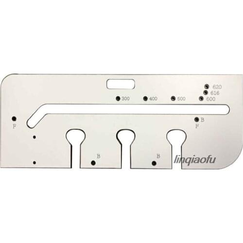 Wood board slotting locator woodworking hole locator