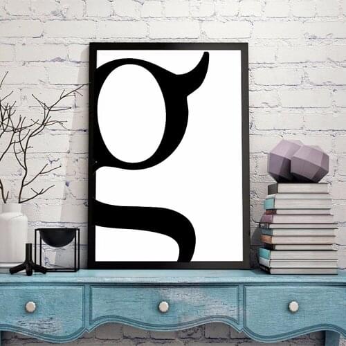 Minimalist Quote Symbol Canvas Art Print Painting Poster Wall Pictures For Living Room Home Decoration Wall Decor No Frame