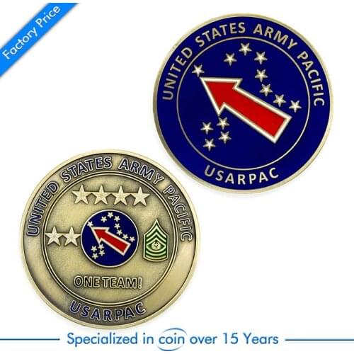 Fashion Custom Zinc Alloy Challenge Military Coin