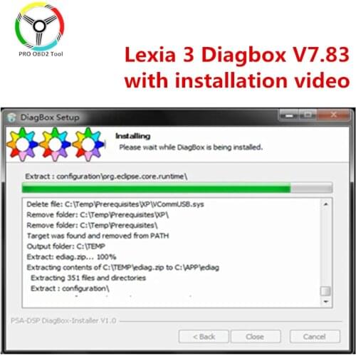 New Lexia 3 Lexia3 Diagbox V7.83 PP2000 Software for Lexia 3 FW921815C Diagbox V7.83 for Citroen for Peugeot Car Diagnostic Tool