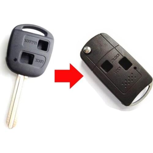 2 Buttons Modified Flip Folding Remote Key Case Shell For Greatwall Wingle 5 3 Cowry H3 H5 Key Fob Cover