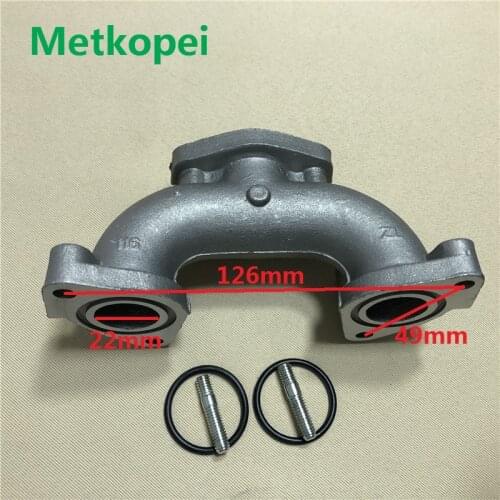 Motorcycle CBT125 CM125 carburetor interface adapter intake manifold glue for Honda 125cc CBT CM 125 refit joint connector