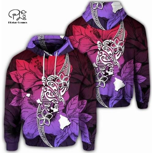 PLstar Cosmos 3DPrint Newest Flower Dolphins Polynesian Premium Awsome Unique Harajuku Streetwear Unisex Hoodie/SweatshirtZip 9