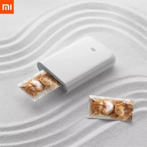 Xiaomi mijia AR Printer 300dpi Portable Photo Mini Pocket With DIY Share 500mAh picture printer pocket printer work with mijia