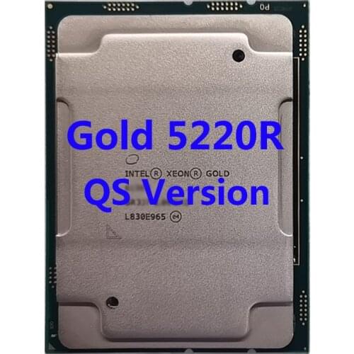 Intel Xeon Gold 5220R QS Version 18 Core 24.75M Cache 2.70 GHz 150W CPU Processor LGA3647 For ASUS Z11PA-U12 Server Motherboard