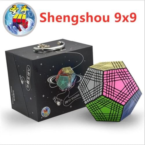 Shengshou 9x9 Megaminxed Cube 9x9x9 Dodecahedron cube shengshou Megaminxed 9x9 magic cube 12 sided Cubo Magico Puzzle Toys
