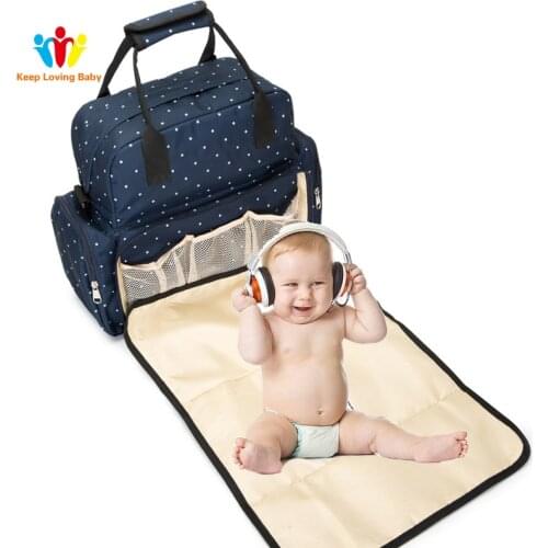 Mummy Maternity Nappy Bag Large Capacity Nappy Bag Urine Lying Travel Backpack Nursing Bag for Baby Care Womens Fashion Bag