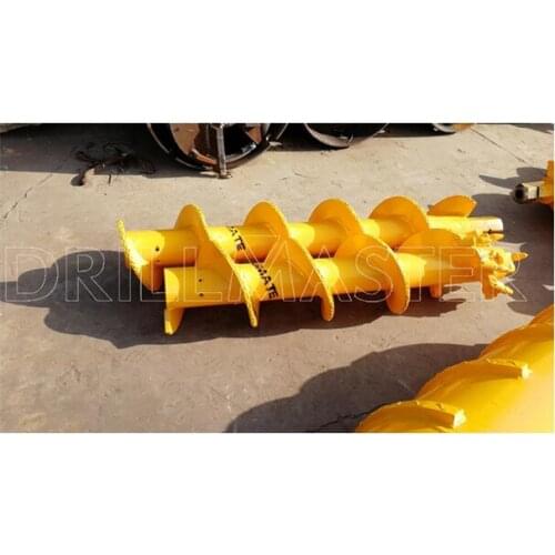 Hard Rock Earth For Post Hole Digging Thrust Stroke Concrete Structures Full Casing Rotator Drilling Cfa 600mm Pile Make Auger