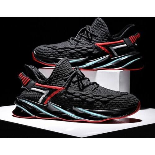 Spring 2021 New Flying Woven Sports Casual Trend Shoes Thick Bottom Mens Shoes Mens Shoes Sports Shoes
