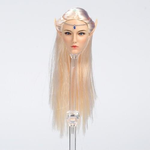 1/6 Lucifer LXF1904 Elf Queen Emma Long-Eared Female Head Sculpture for 12 inch action figure body