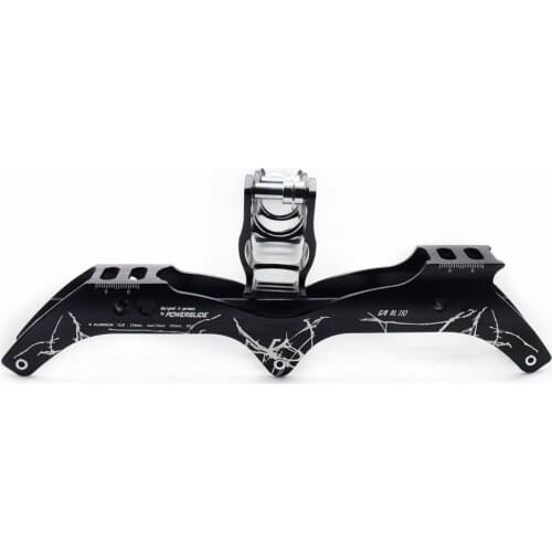 1 pair 3X110mm 3X125mm Speed Base for Inline Speed Skating Shoes 3 Wheels Skating Frame with Bolt Spacers Marathon Pleasure Tool