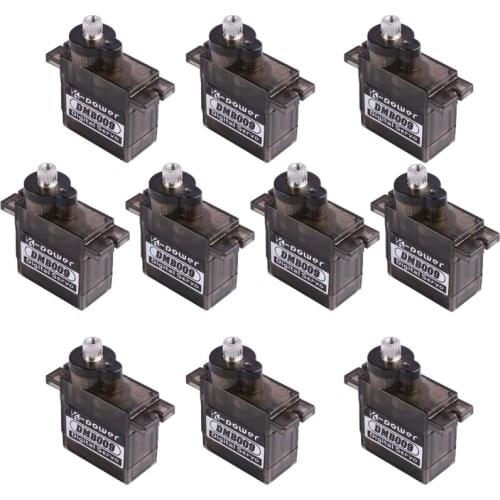 10PCS K-power DMB009 13G Metal Gear Ultralight RC Digital Servo 3KG High Torque Steering For RC Airplane Helicopter Robot Car