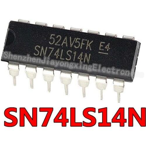 10PCS SN74LS14N DIP14 SN74LS14 DIP 74LS14N 74LS14 DIP-14 HD74LS14P new and original IC