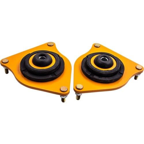 2x Adjustable Camber Plates For Mini Cooper S R53 2002-2006 Pillow Upper Mounts