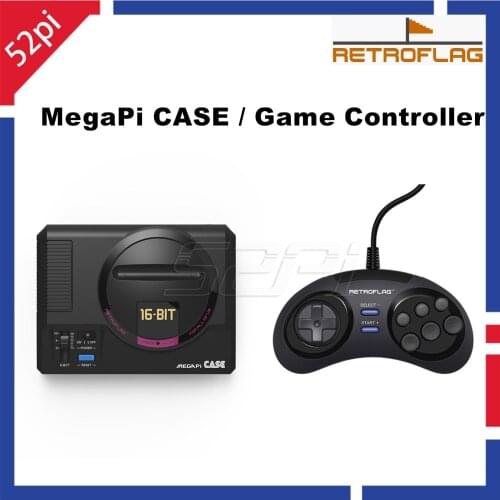 In Stock! 52Pi Original Retroflag MEGAPi Case Functional Buttons / Wired USB Game Controller for Raspberry Pi 3B Plus (3B+) /3B