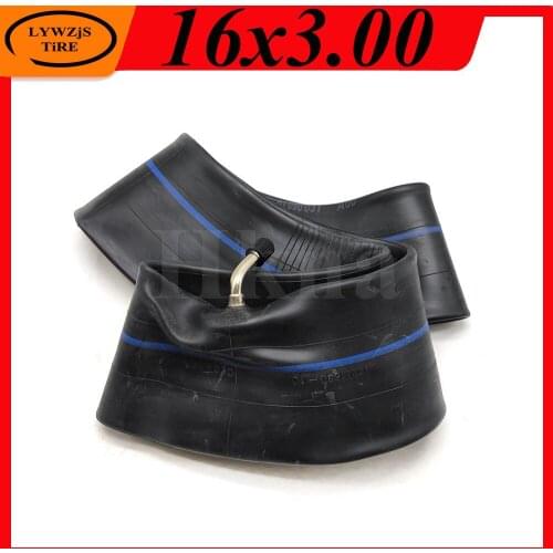 Electric Vehicle Parts 16x3.0 Inner Camera 16x3.00 Inner Tube 16 Inch Butyl Rubber Bend Valve Inner Tire