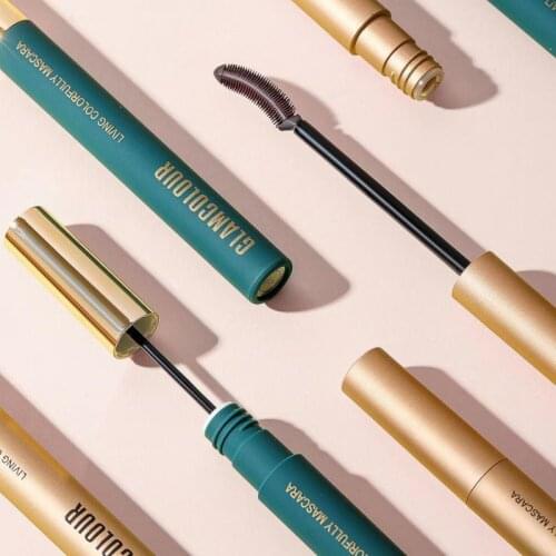 Long Curly Thick Mascara Waterproof Sweat-proof Smudge-free No Clumping No Makeup Eye Makeup Cosmetics TSLM1