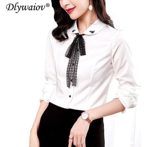 Dlywaiov Women's Shirts With Embroidery