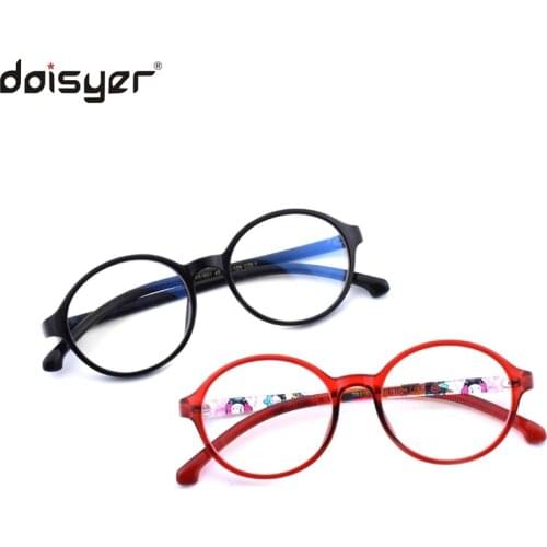 DAISYER 2020 high quality tr90 eyeglasses chelidren flexible ani blue light kids glasses with case