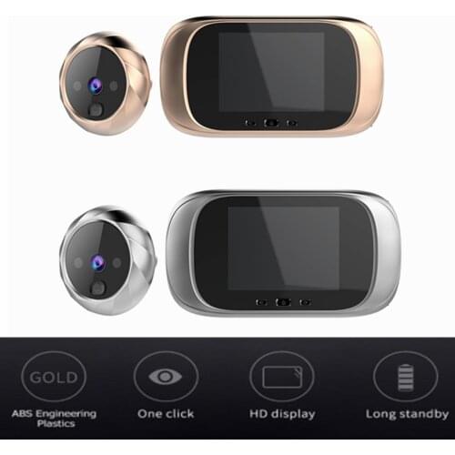 2.8 inch LCD Color Screen Digital Doorbell Infrared Motion Sensor Long Standby Night Vision HD Camera Outdoor Door Bell