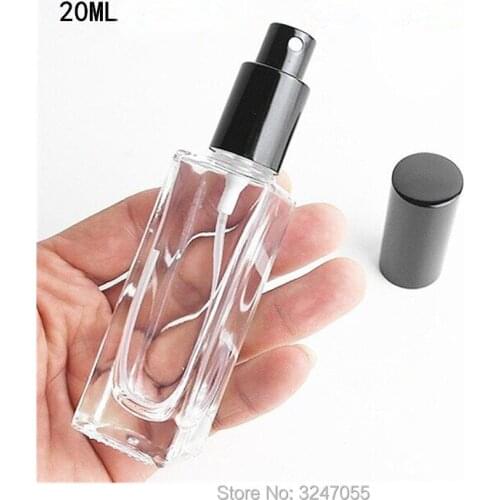20ML 30pcs/lot Glass High Class EmptySpray Perfume Bottle, Cosmetic Liquid Refillable Container, Portable Travel Perfume Package