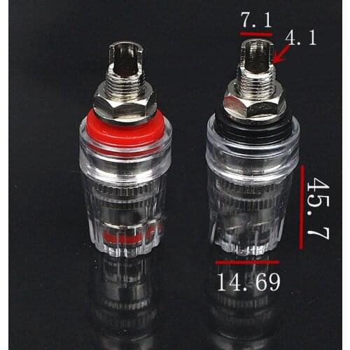 IHifi audio speaker copper socket hifi audio speaker connector amplifier terminal binding Post banana plug socket connector