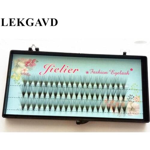 Fashion 60pairs 20D False Eyelashes 8/10/12mm Mink Eyelash Extension Artificial Eyelash Fake False Makeup Beauty Tools Hand Made