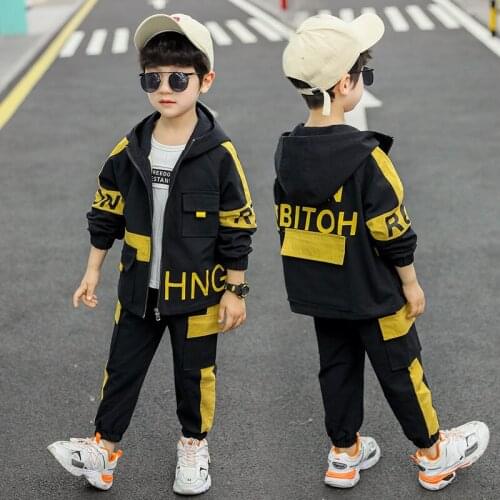 Fashion Toddler Baby Boy Girls Casual Clothes Set Outfits Spring Autumn Boys Sports Clothes Tracksuit Suits For Kid Clothing