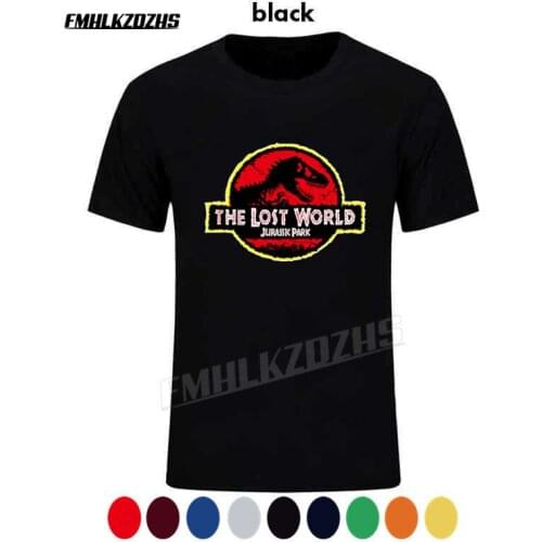 Jurassic Park The Lost World Men Brand Short sleeve Popular high quality 3D printing Top T-shirt popular fashion Style tshirt