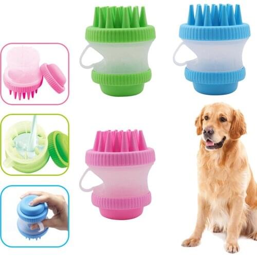 New Creative Dog Cat Bath Brush Shower Sprayers Bathtub Brush Pet Grooming Cleaning Tool Pet Bath Massage Tools Pet Products