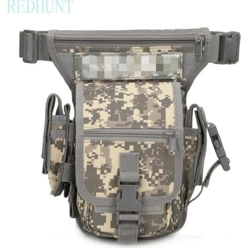 Newly Tactical Molle SWAT Drop Leg Bag 1000D Nylon Military Waist Pack Leg Travel Belt Bag for Hiking Hunting Camping Cycling