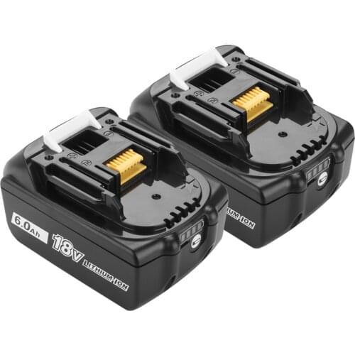 New BL1860 Rechargeable Battery 18V 6000mAh Lithium ion for Makita 18v Battery BL1840 BL1850 BL1830 BL1860B LXT 400