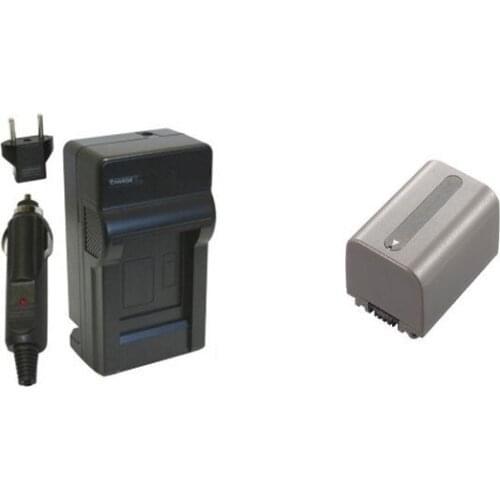 NP-FP60,NP-FP70, NP-FP71 FP60 FP70 Battery+Charger for Sony AC-VQP10 ACC-TCP5 DCR-DVD103 DVD105 DVD202E DVD203 HC16E HC18