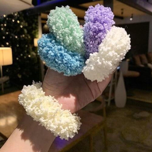New Arrivals Glow Scrunchie Elastic Hair Band For Women Girls Hair Gum Ponytail Holder Bands Headwear Hair Accessories Headband