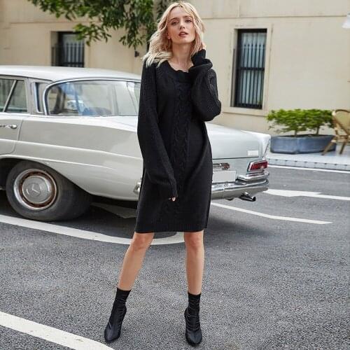 Romacci Fashionable Knitted Dresses